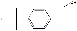 2-[p-(1-ヒドロペルオキシ-1-メチルエチル)フェニル]-2-プロパノール 化学構造式