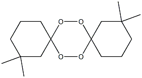 2,2,11,11-Tetramethyl-7,8,15,16-tetraoxadispiro[5.2.5.2]hexadecane Struktur