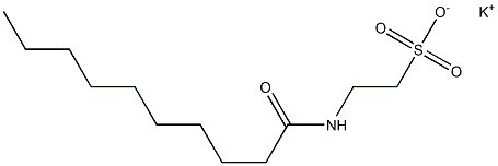 N-カプリノイルタウリンカリウム 化学構造式