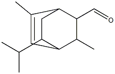 3,6-Dimethyl-8-(1-methylethyl)bicyclo[2.2.2]oct-5-ene-2-carbaldehyde,,结构式