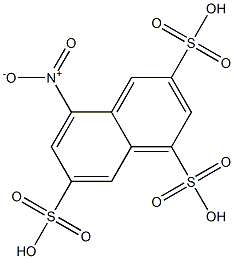 5-Nitro-1,3,7-naphthalenetrisulfonic acid Structure