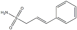 3-Phenyl-2-propene-1-sulfonamide 结构式