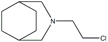 3-(2-Chloroethyl)-3-azabicyclo[3.2.2]nonane,,结构式