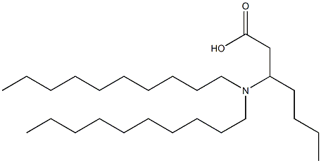 3-(Didecylamino)heptanoic acid|