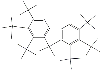 4,4'-Isopropylidenebis(1,2,3-tritert-butylbenzene) Structure