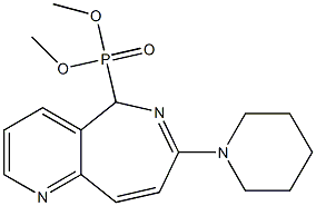 [7-Piperidino-5H-pyrido[3,2-c]azepin-5-yl]phosphonic acid dimethyl ester|