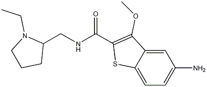 5-Amino-N-[(1-ethylpyrrolidin-2-yl)methyl]-3-methoxybenzo[b]thiophene-2-carboxamide