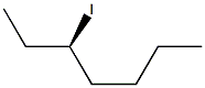 [R,(-)]-3-Iodoheptane Struktur