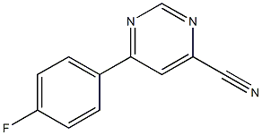 6-(4-Fluorophenyl)pyrimidine-4-carbonitrile|