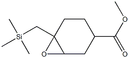 3,4-Epoxy-4-(trimethylsilylmethyl)-1-cyclohexanecarboxylic acid methyl ester,,结构式