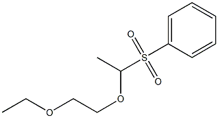 1-Ethoxy-2-[1-(phenylsulfonyl)ethoxy]ethane Structure