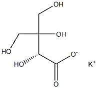 [R,(-)]-2,3,4-Trihydroxy-3-(hydroxymethyl)butyric acid potassium salt Structure