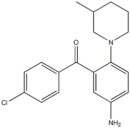 5-Amino-4'-chloro-2-(3-methyl-1-piperidinyl)benzophenone