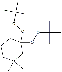 3,3-Dimethyl-1,1-bis(tert-butylperoxy)cyclohexane Struktur