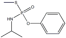 (Isopropylamino)thiophosphonic acid S-methyl O-phenyl ester Structure