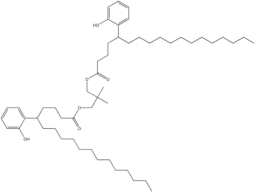 Bis[5-(2-hydroxyphenyl)stearic acid]2,2-dimethylpropane-1,3-diyl ester|