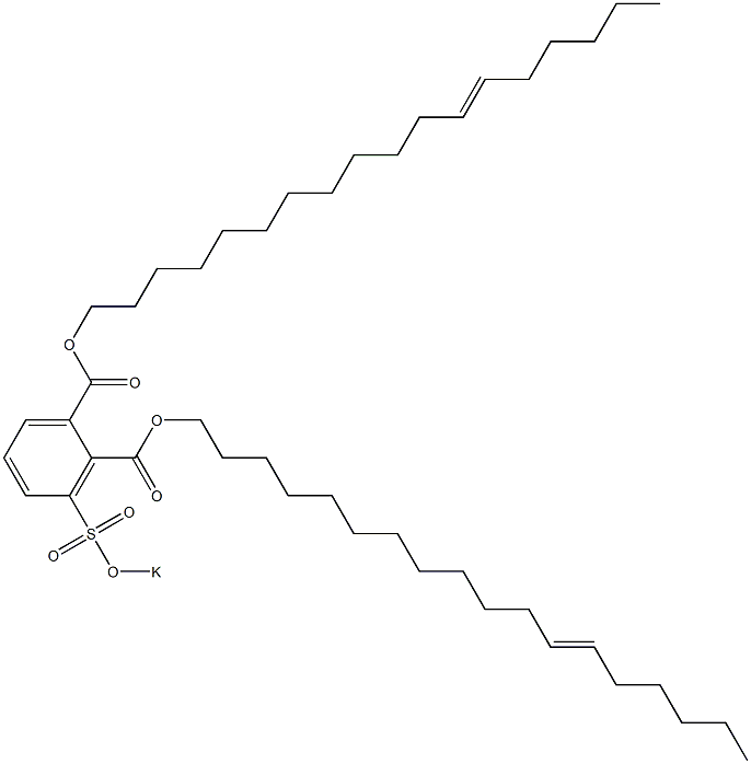 3-(Potassiosulfo)phthalic acid di(12-octadecenyl) ester