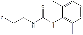 1-(2-Chloroethyl)-3-(2,6-xylyl)urea 结构式