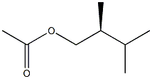 (+)-Acetic acid (S)-2,3-dimethylbutyl ester 结构式