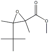 3-tert-Butyl-2,3-dimethyloxirane-2-carboxylic acid methyl ester 结构式