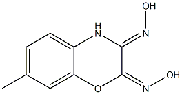 7-Methyl-3,4-dihydro-2,3-bis(hydroxyimino)-2H-1,4-benzoxazine 结构式