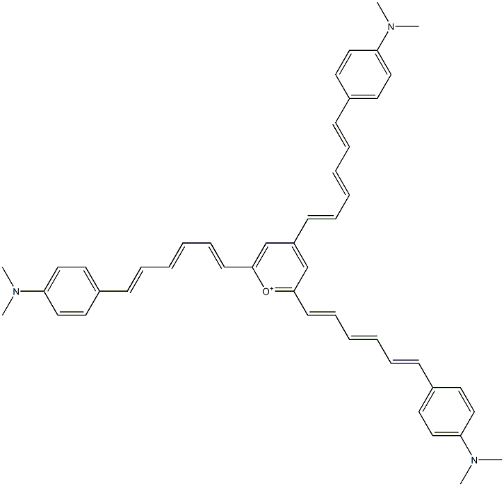 2,4,6-Tris[4-[4-(dimethylamino)styryl]-1,3-butadienyl]pyrylium