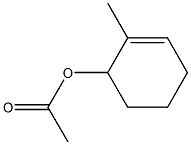 Acetic acid 2-methyl-2-cyclohexenyl ester,,结构式