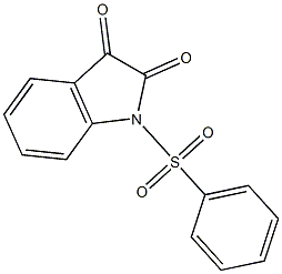 1-(Phenylsulfonyl)-2,3-dihydro-1H-indole-2,3-dione Struktur