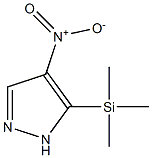 4-Nitro-5-(trimethylsilyl)-1H-pyrazole Struktur