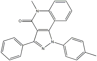 1-(4-Methylphenyl)-3-phenyl-5-methyl-1H-pyrazolo[4,3-c]quinolin-4(5H)-one