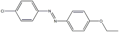 4-Chloro-4'-ethoxyazobenzene Structure