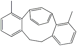 6,6''-Dimethyl-2,2''-ethano-1,1':3',1''-terbenzene,,结构式