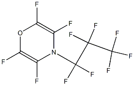 2,3,5,6-Tetrafluoro-4-(heptafluoropropyl)-4H-1,4-oxazine Structure