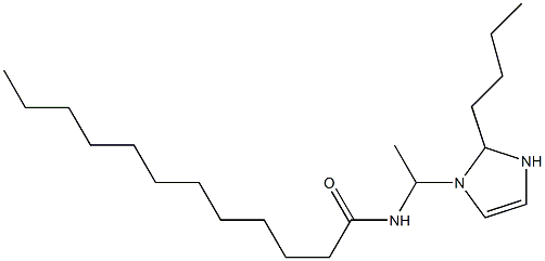1-(1-Lauroylaminoethyl)-2-butyl-4-imidazoline,,结构式