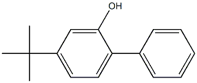 5-tert-Butyl-2-phenylphenol,,结构式