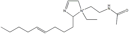 1-[2-(Acetylamino)ethyl]-1-ethyl-2-(4-nonenyl)-3-imidazoline-1-ium