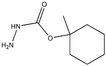 Carbazic acid 1-methylcyclohexyl ester Struktur