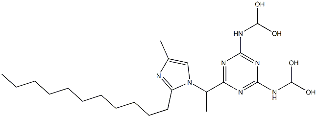 [6-[1-(4-Methyl-2-undecyl-1H-imidazol-1-yl)ethyl]-1,3,5-triazine-2,4-diylbisimino]bis(methanediol)