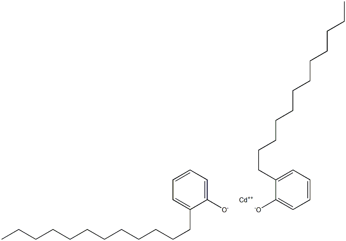 Cadmium bis(2-dodecylphenolate) Structure