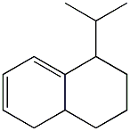 1,2,3,4,4a,5-Hexahydro-1-isopropylnaphthalene Structure