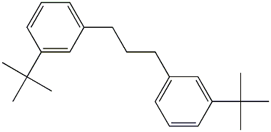 1,3-ビス(3-tert-ブチルフェニル)プロパン 化学構造式