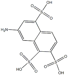 7-Amino-1,2,5-naphthalenetrisulfonic acid Structure