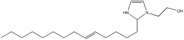 2-(5-Tetradecenyl)-4-imidazoline-1-ethanol,,结构式