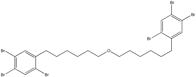 2,4,5-Tribromophenylhexyl ether Structure