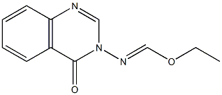 3-[(Ethoxymethylene)amino]quinazolin-4(3H)-one Structure