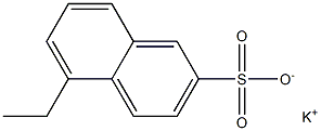 5-Ethyl-2-naphthalenesulfonic acid potassium salt Structure