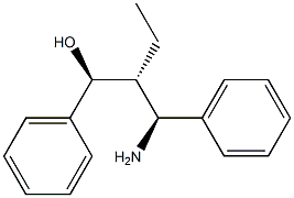 (1S,2R,3S)-3-Amino-2-ethyl-1,3-diphenylpropan-1-ol Struktur
