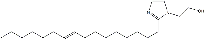 2-(9-Hexadecenyl)-2-imidazoline-1-ethanol 结构式