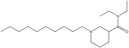 N,N-Diethyl-1-decylpiperidine-3-carboxamide