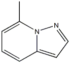 7-メチルピラゾロ[1,5-a]ピリジン 化学構造式